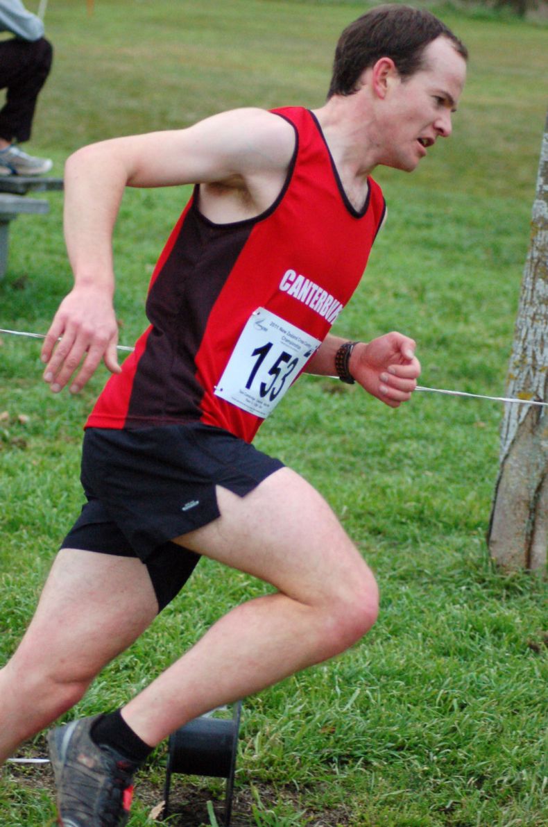 Racing for Canterbury in the NZ Cross Country Champs 2011